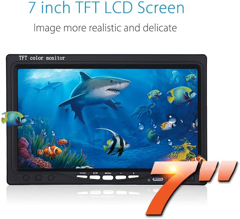 7" HD Monitor Fish Finder with Infrared Light J139