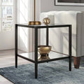 Glass End Table Black S33330