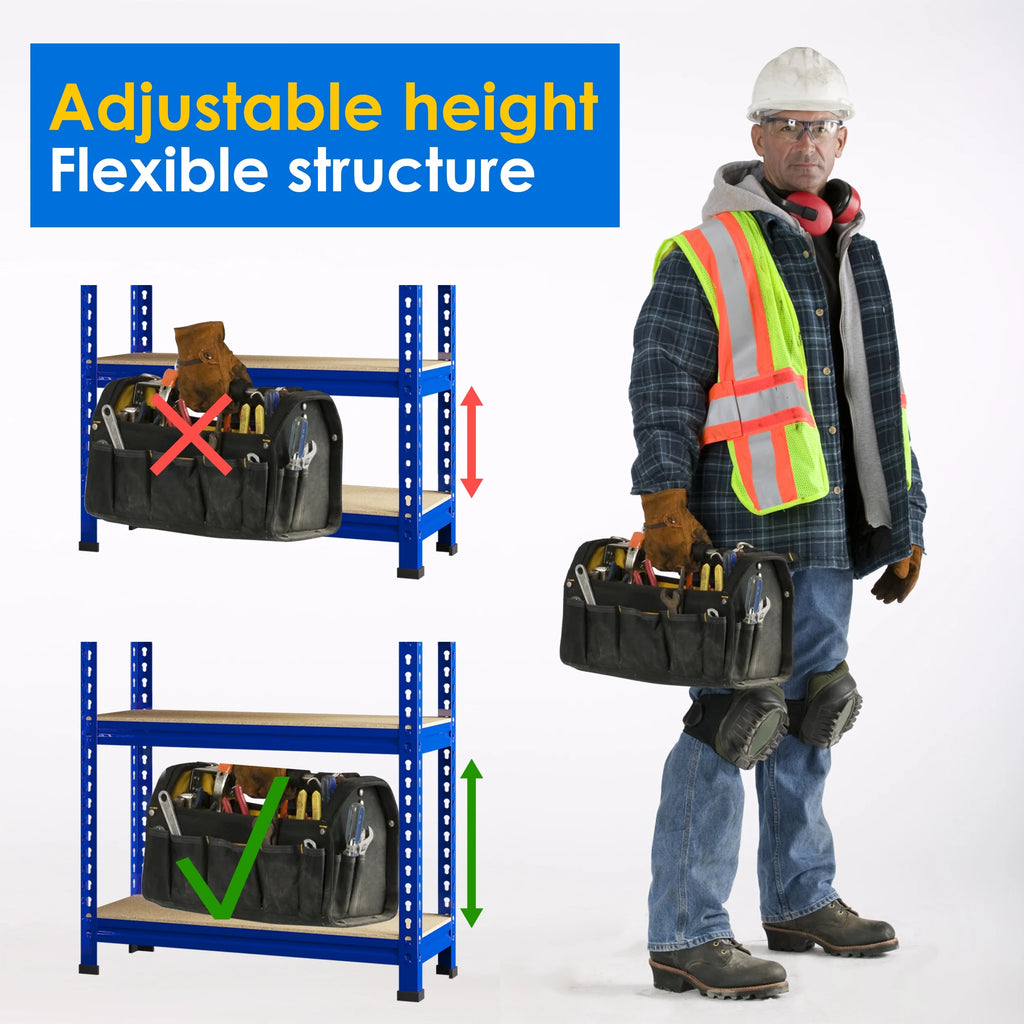 5 Tier Adjustable Metal Storage Shelves I3574
