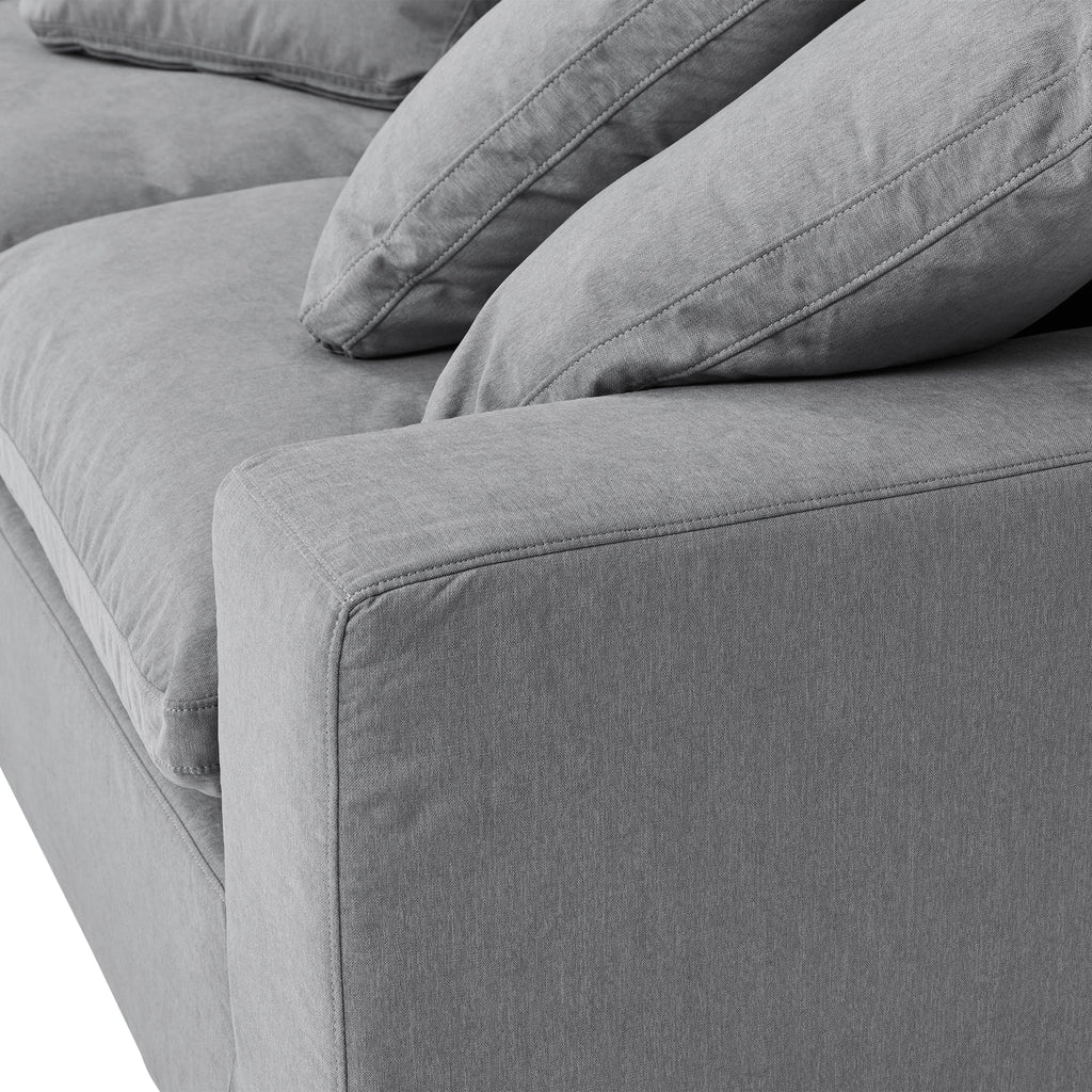 Slate Gray Upholstered Sofa W67311