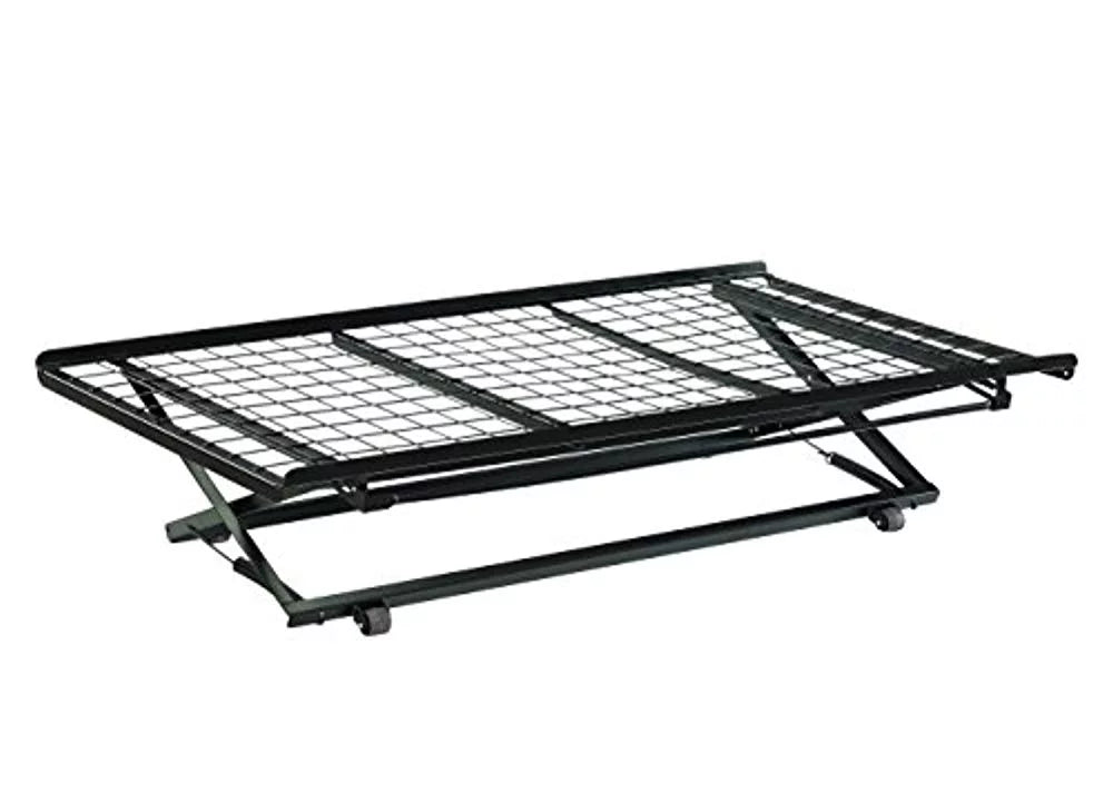 Black Twin Pop-Up Trundle Bed M4942