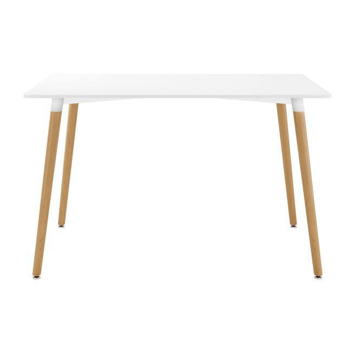White Rectangular Wood Dining Table L4226