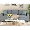 Grey Fabric 3-Seat Sofa Q624069