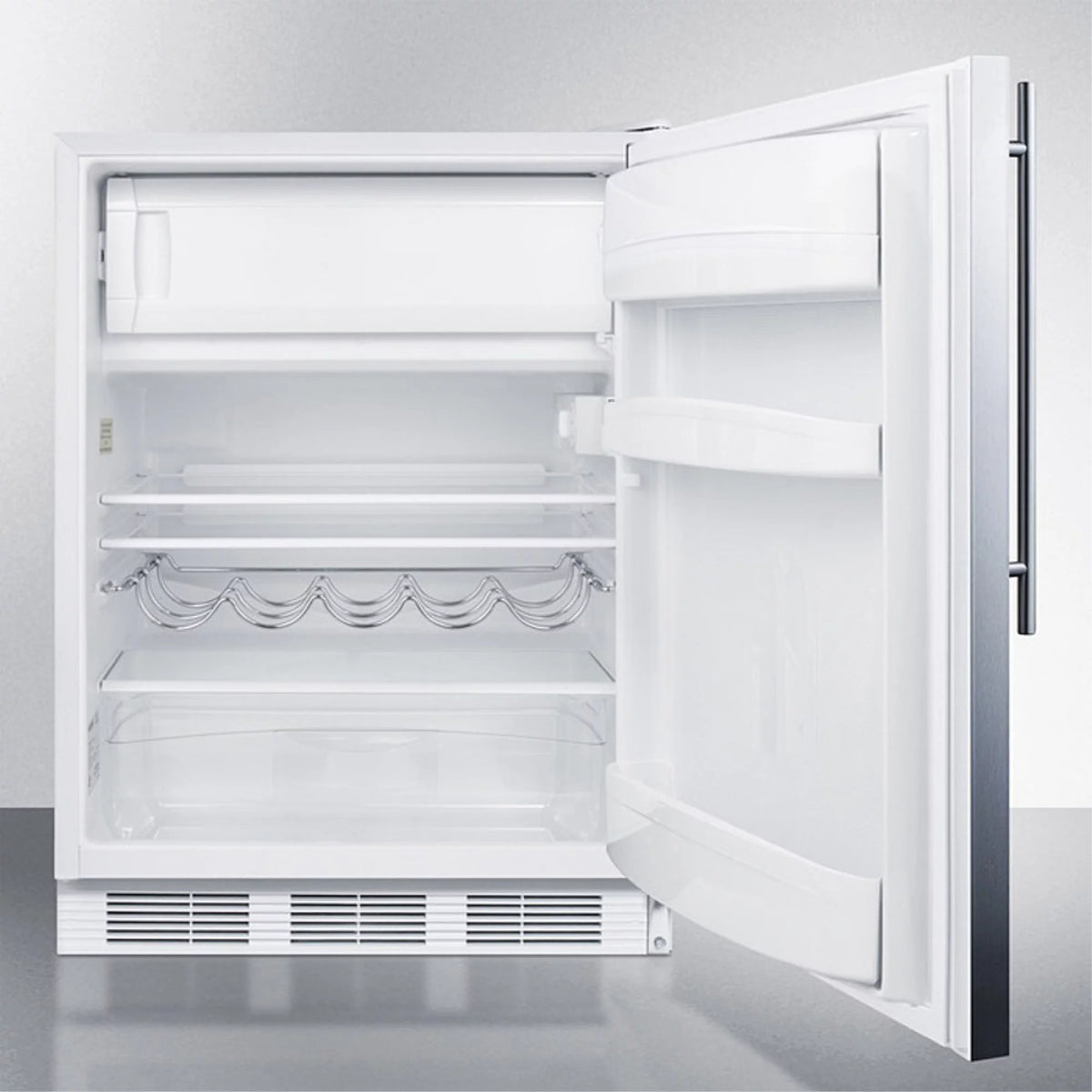 Built-in Undercounter Refrigerator-Freezer Stainless Steel F888655