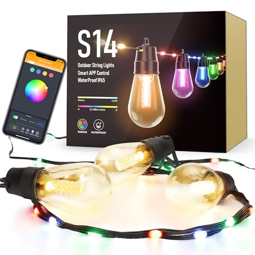 50Ft RGBw Color Changing Dimmable String Lights B305