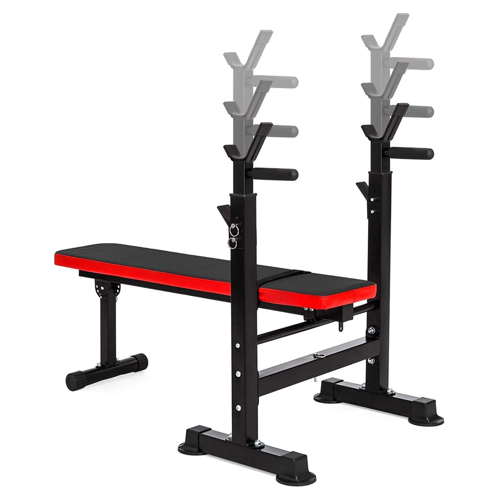 Adjustable Olympic Workout Bench with Squat Rack Y2871