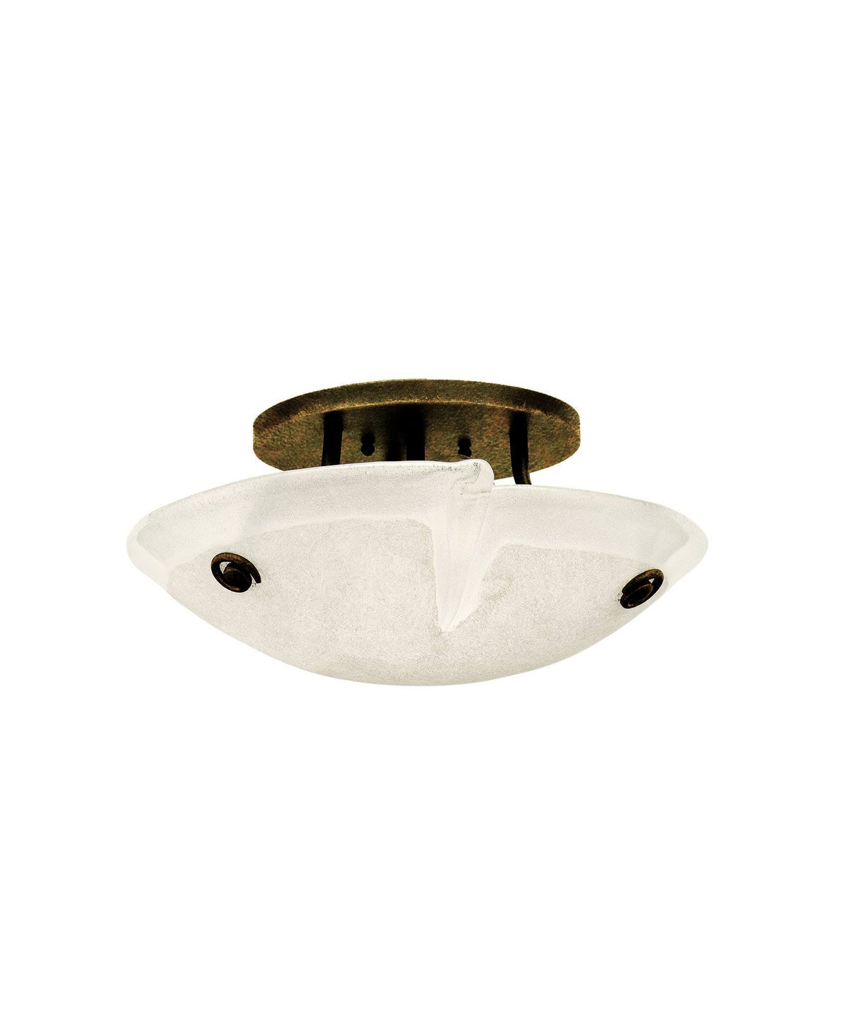 Antique Copper Flush Mount E95425