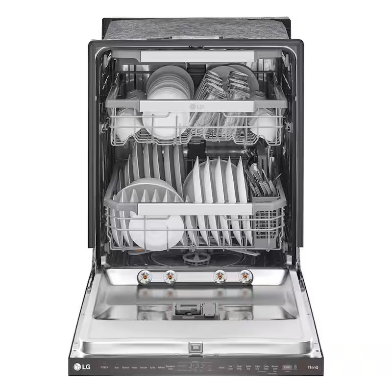 24 in. Black Stainless Steel Smart Dishwasher D8920