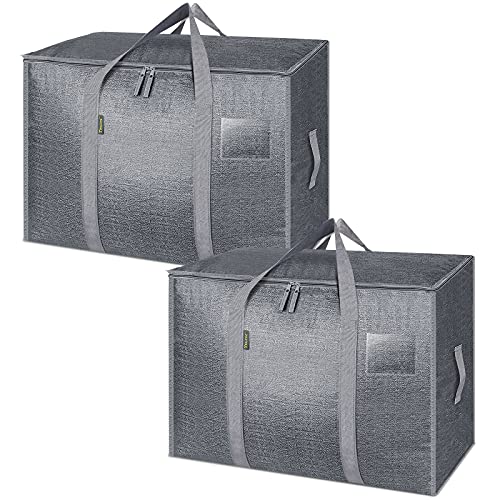 28 Gallon White Storage Totes with Reinforced Handles, 8 Pack T196476