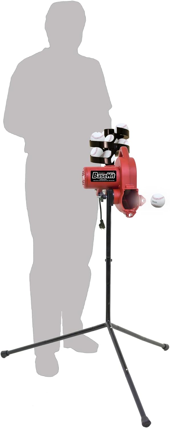 Base Hit Lite & Real Baseball Pitching Machine C283