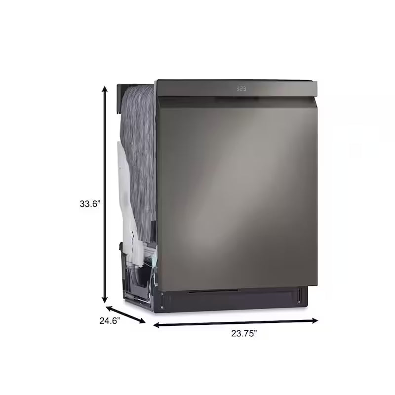 24 in. Black Stainless Steel Smart Dishwasher D8920