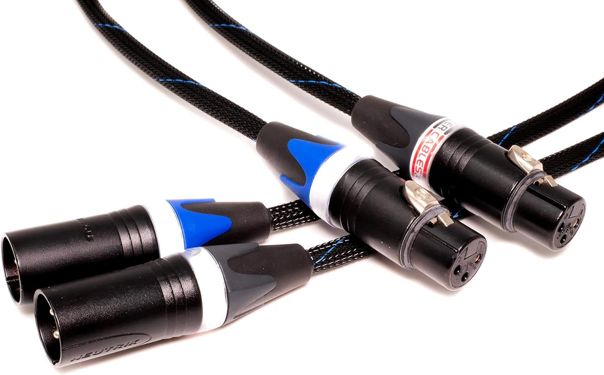 Balanced XLR Cables Stereo Pair 1.5 Feet T587826