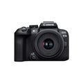 Mirrorless Camera with Lens, Tripod and Microphone, 24.2 Megapixel, 4K Video, Black L532