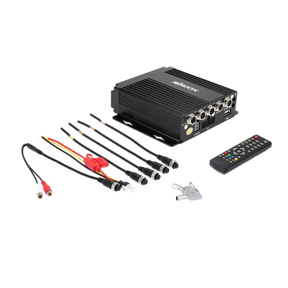 Mobile DVR 4CH Video Audio Input with Remote Controller O7836