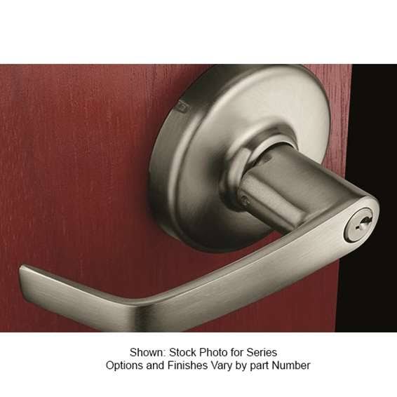 Bright Bronze Clear Coated Cylindrical Lock C1702
