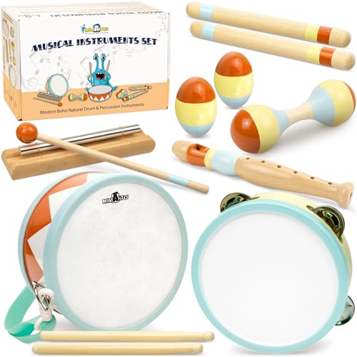 Wooden Musical Instruments Drum Set N4777
