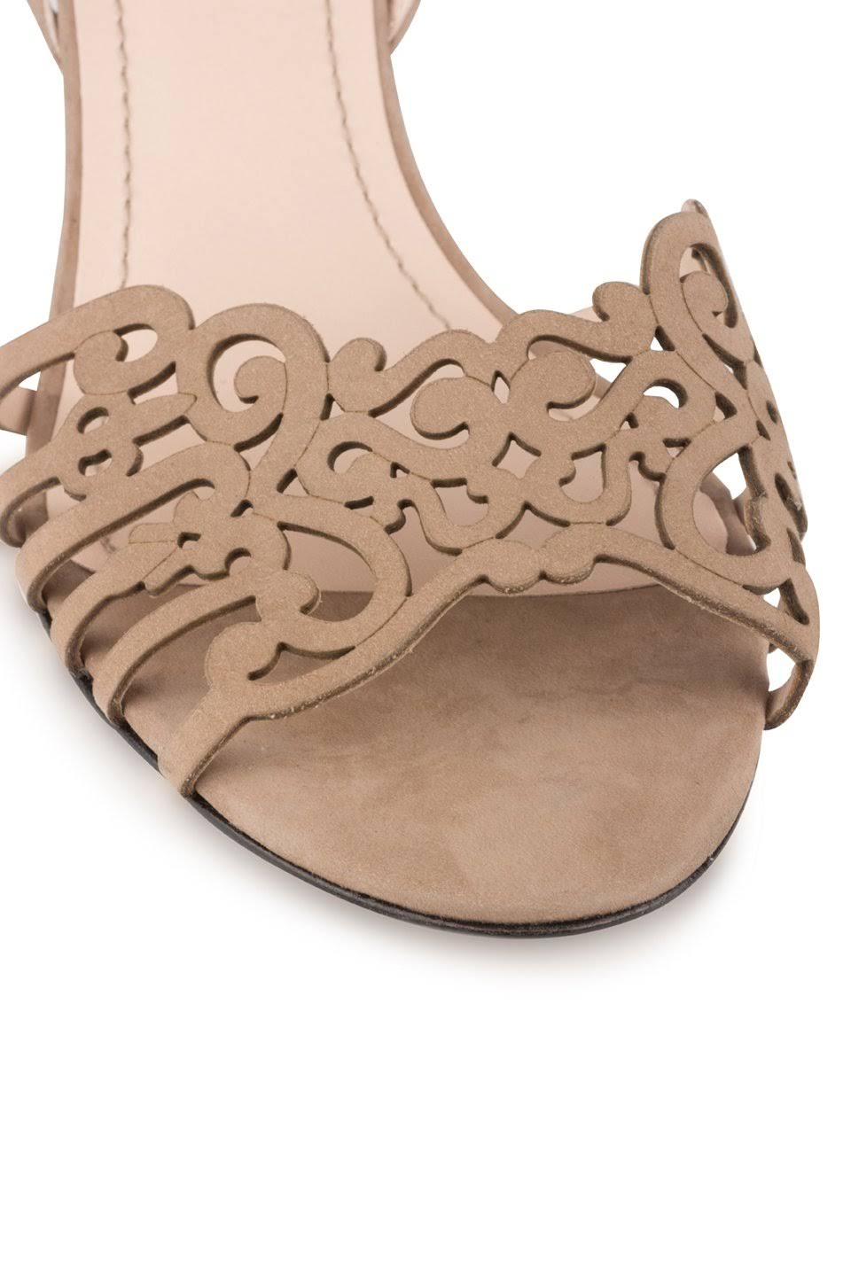 Taupe Nubuck Wedge S69444