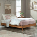 Queen-Size Solid Wood Platform Bed I6422