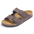 Arch Support Slides with Adjustable Buckle Straps and Cork Footbed F8427