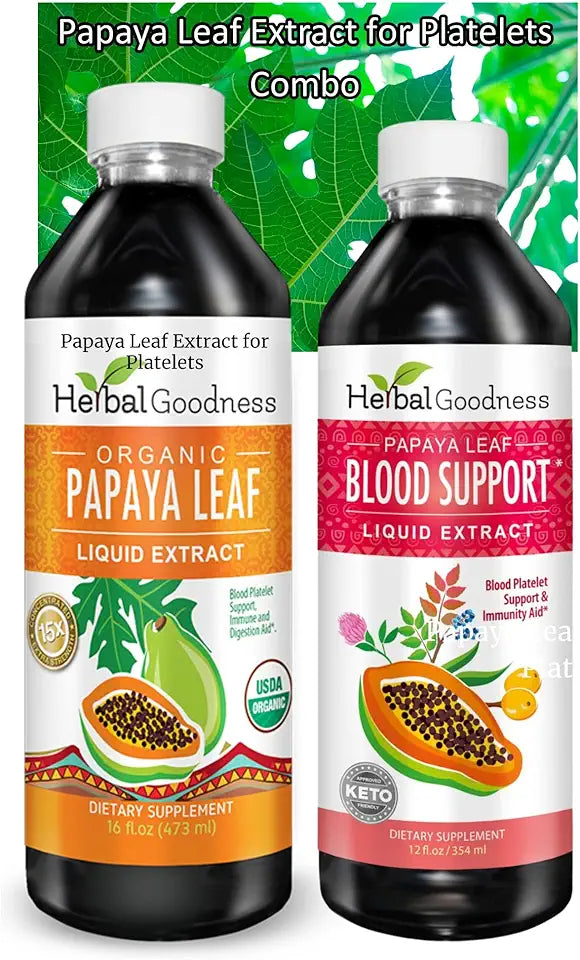 Papaya Leaf Extract 12oz and 16oz Non GMO W159