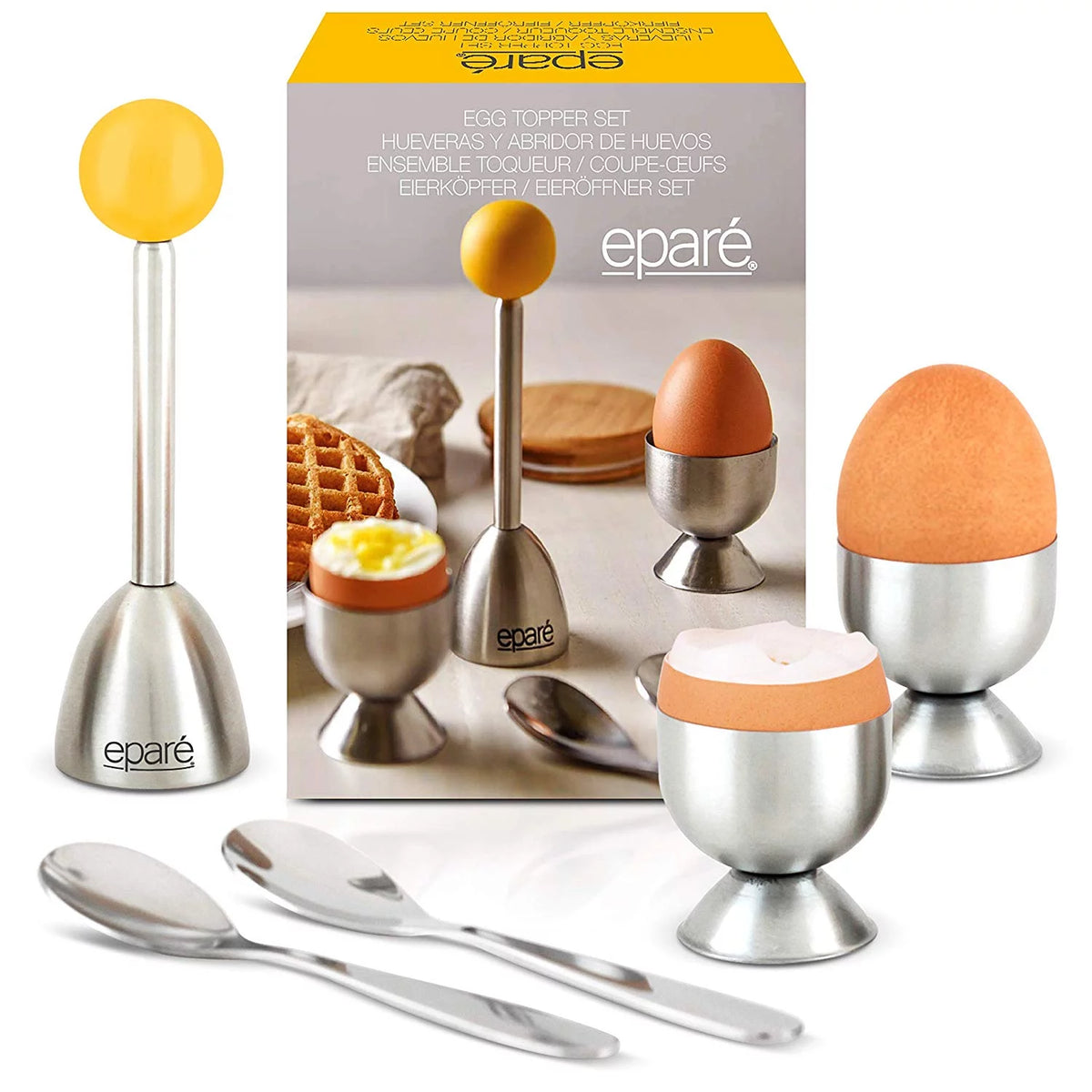 Soft Boiled Egg Tool Set with Egg Cups L2308
