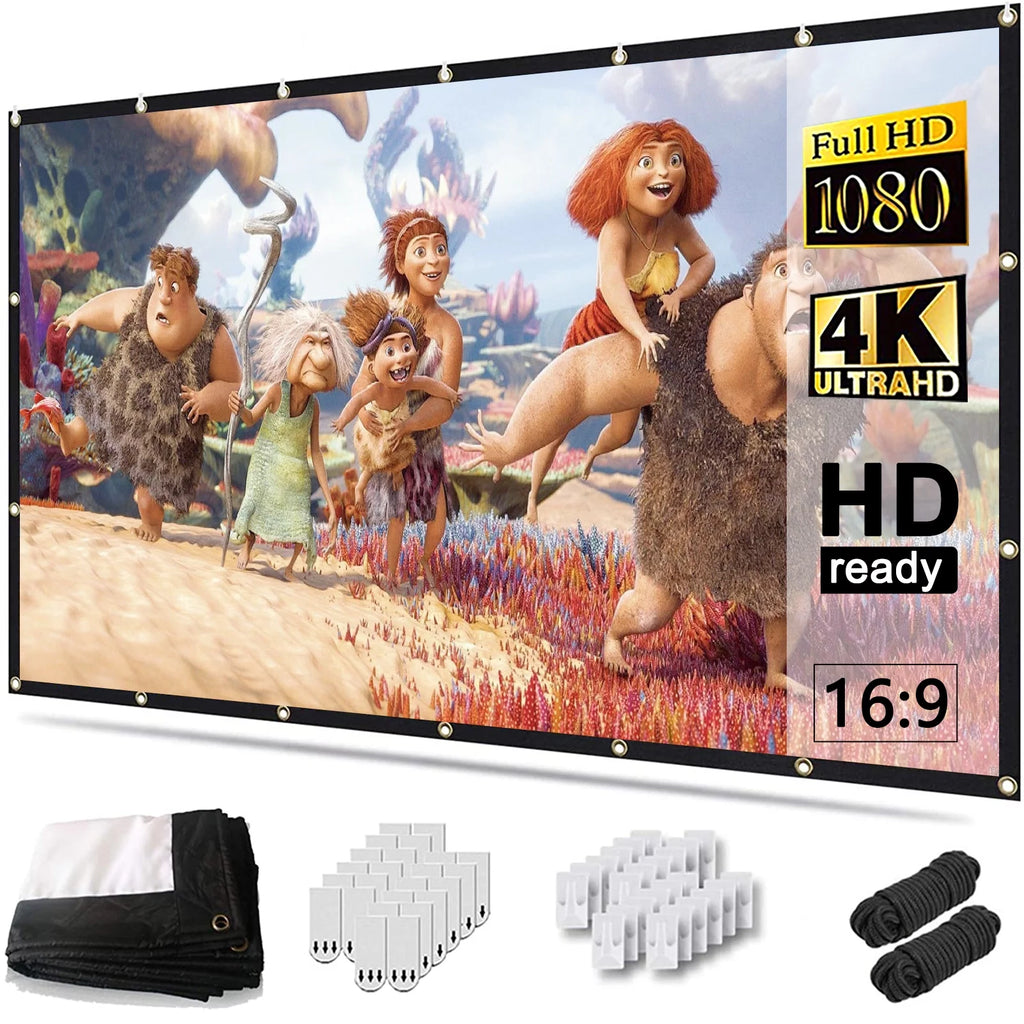 150 inch 4K 16:9 Foldable Portable Projector Screen U8625