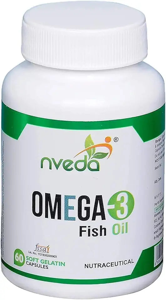 Omega 3 Fish Oil 1000 mg 60 Softgels W84664