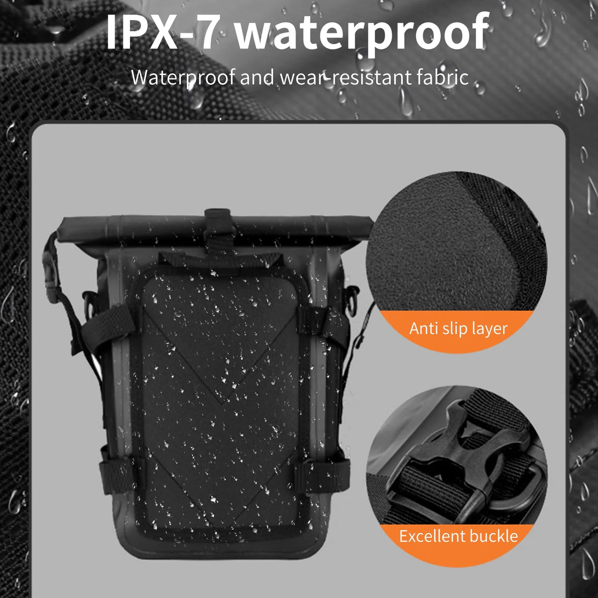 Motorcycle Frame Bag 8L Waterproof B9778