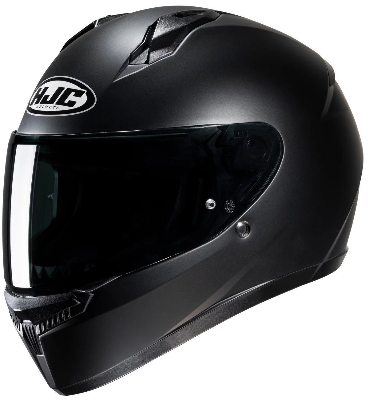 Solid Semi Flat Black Motorcycle Helmet XXS L796