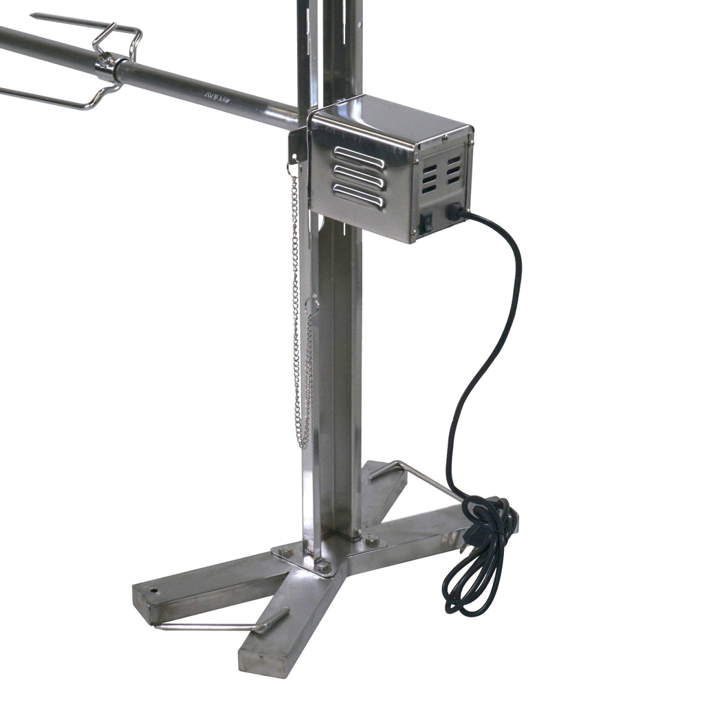 Stainless Steel Open Fire Rotisserie System Tripod Y466174