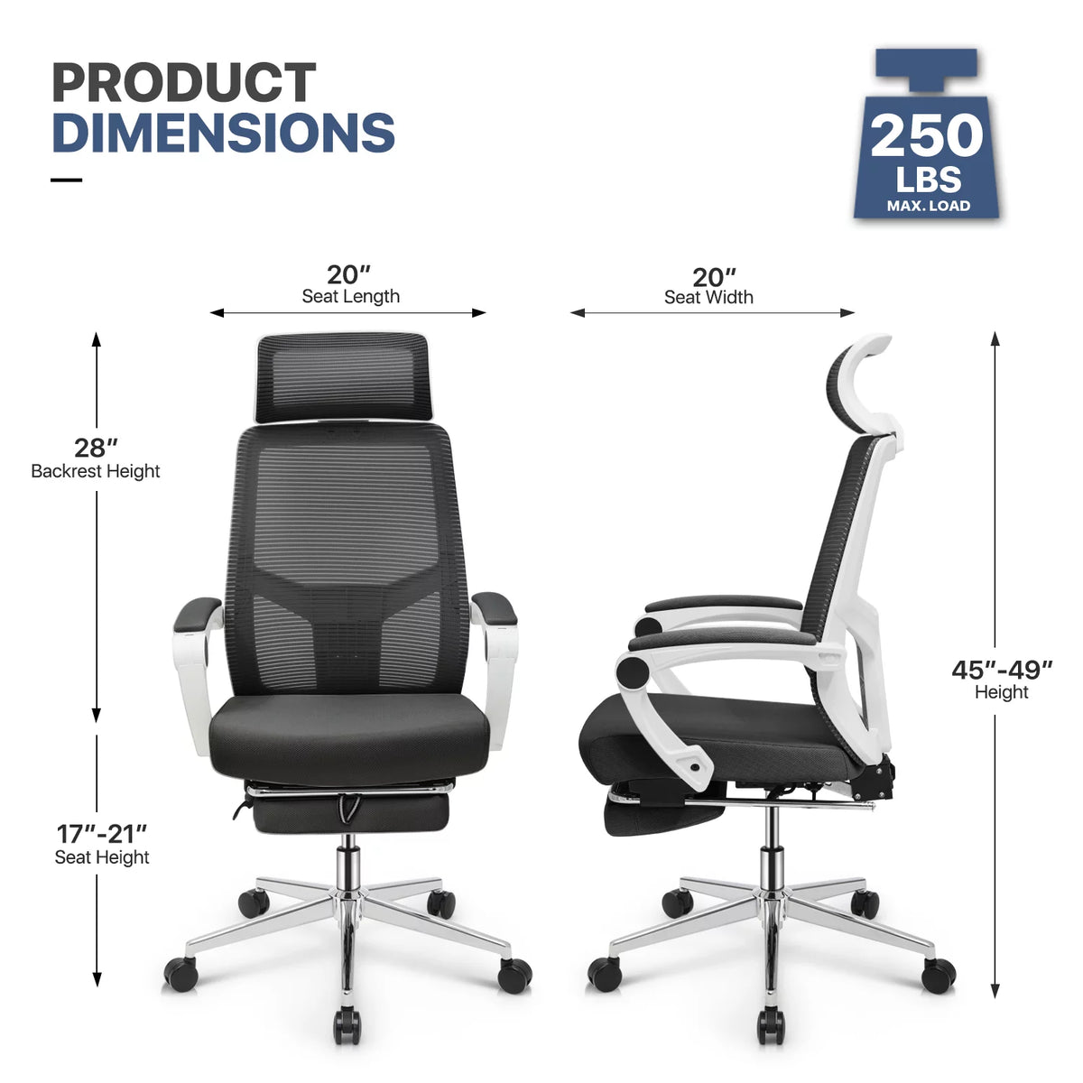 Laptop Table with Monitor Shelf and Task Seat with Lumbar Support Q60860