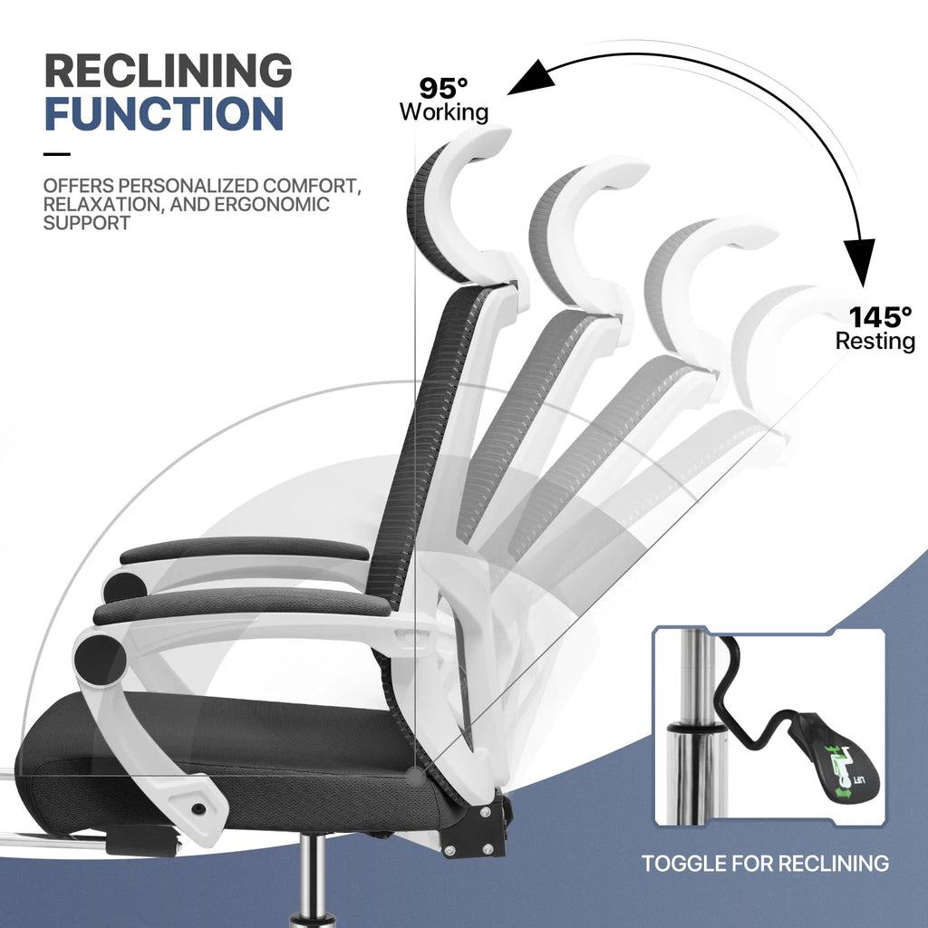 Laptop Table with Monitor Shelf and Task Seat with Lumbar Support Q60860