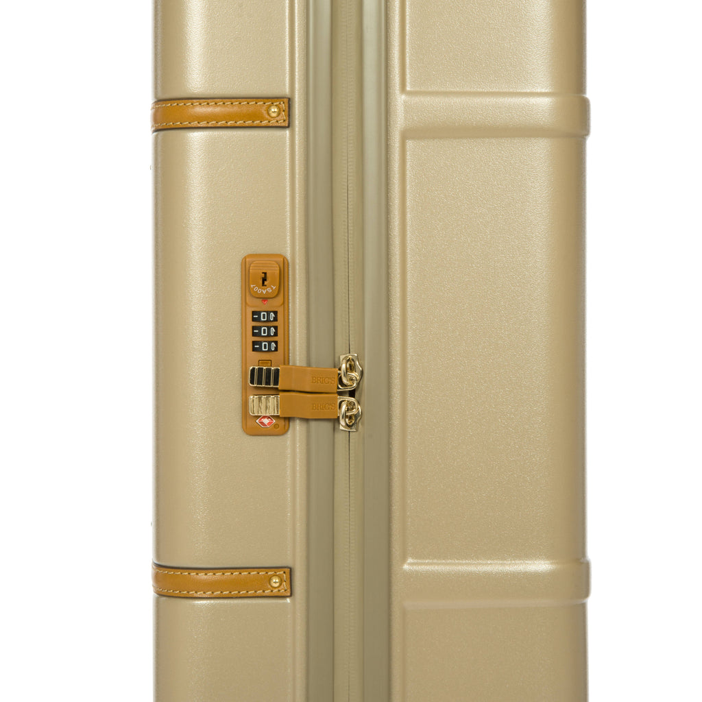 Gold Carry on Spinner Trunk V25887