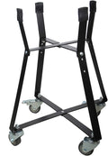 Rolling Cart with Locking Caster Wheels Powder Coated Steel G54495