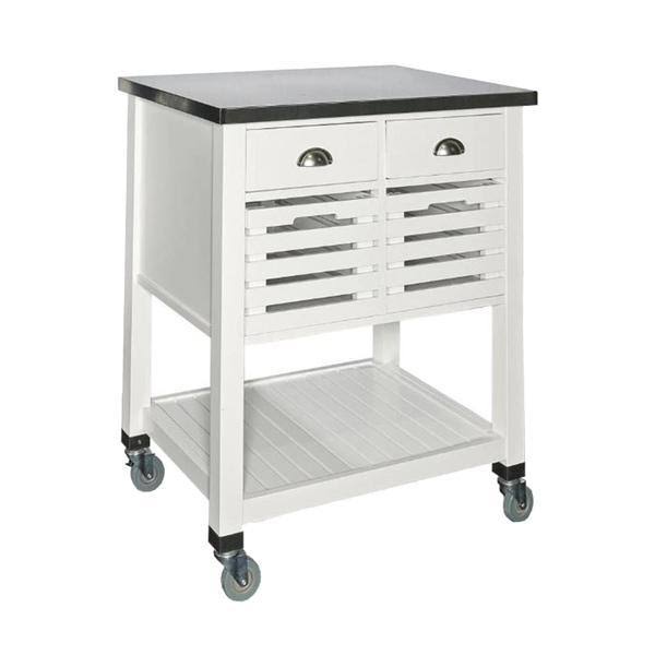 Wooden Kitchen Cart with 4 Drawers C550416