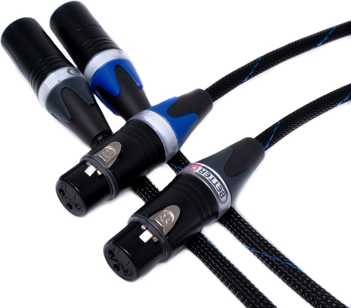 Balanced XLR Cables Stereo Pair 1.5 Feet T587826