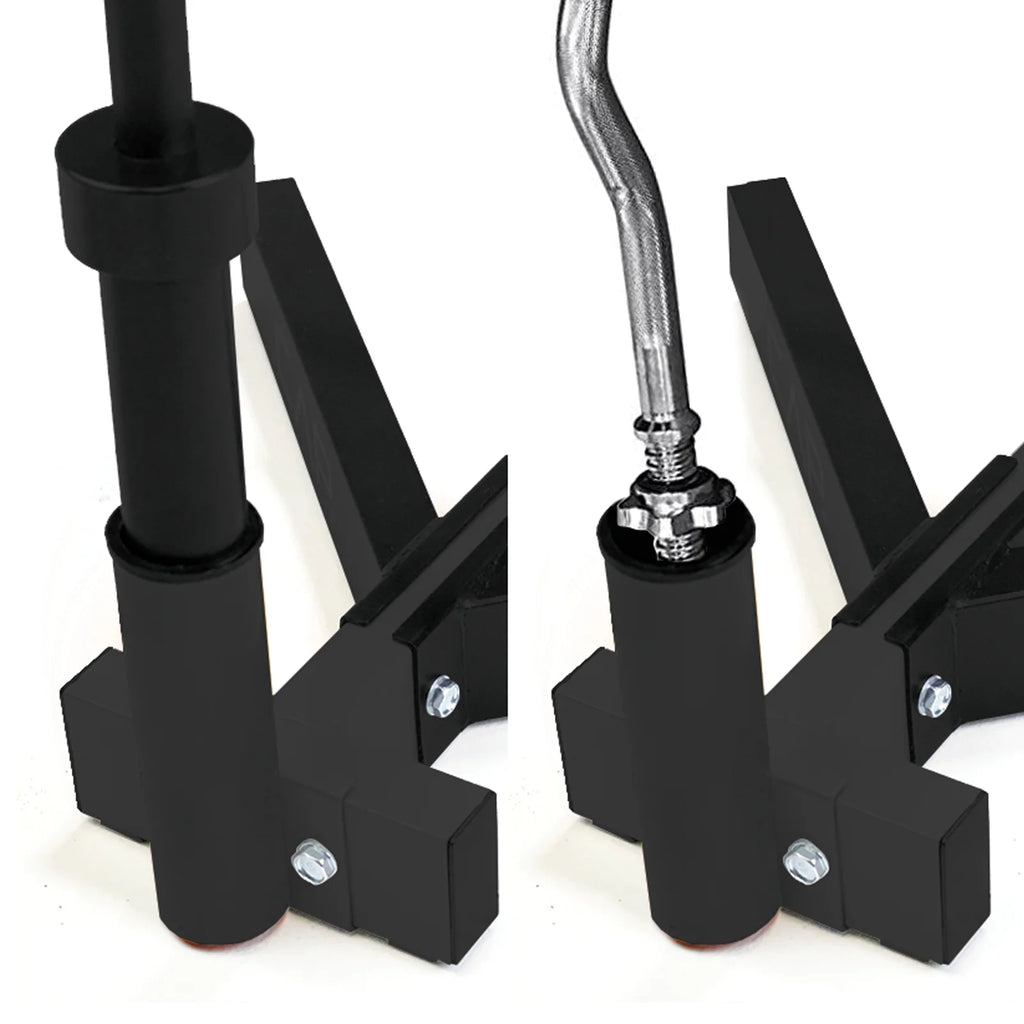 Hybrid Olympic and Standard Weight Plate Storage Rack O362891