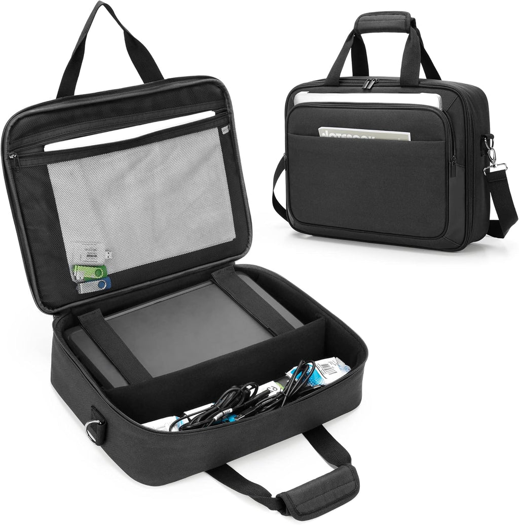 Portable Printer Carrying Case with Laptop Layer X7017