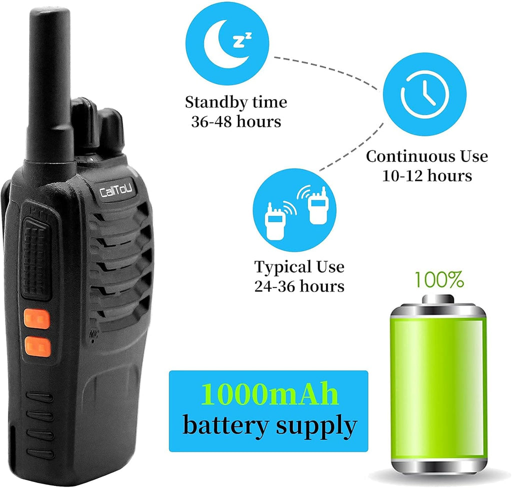 Wireless Intercom System 16 Channels Rechargeable Walkie Talkie M8257