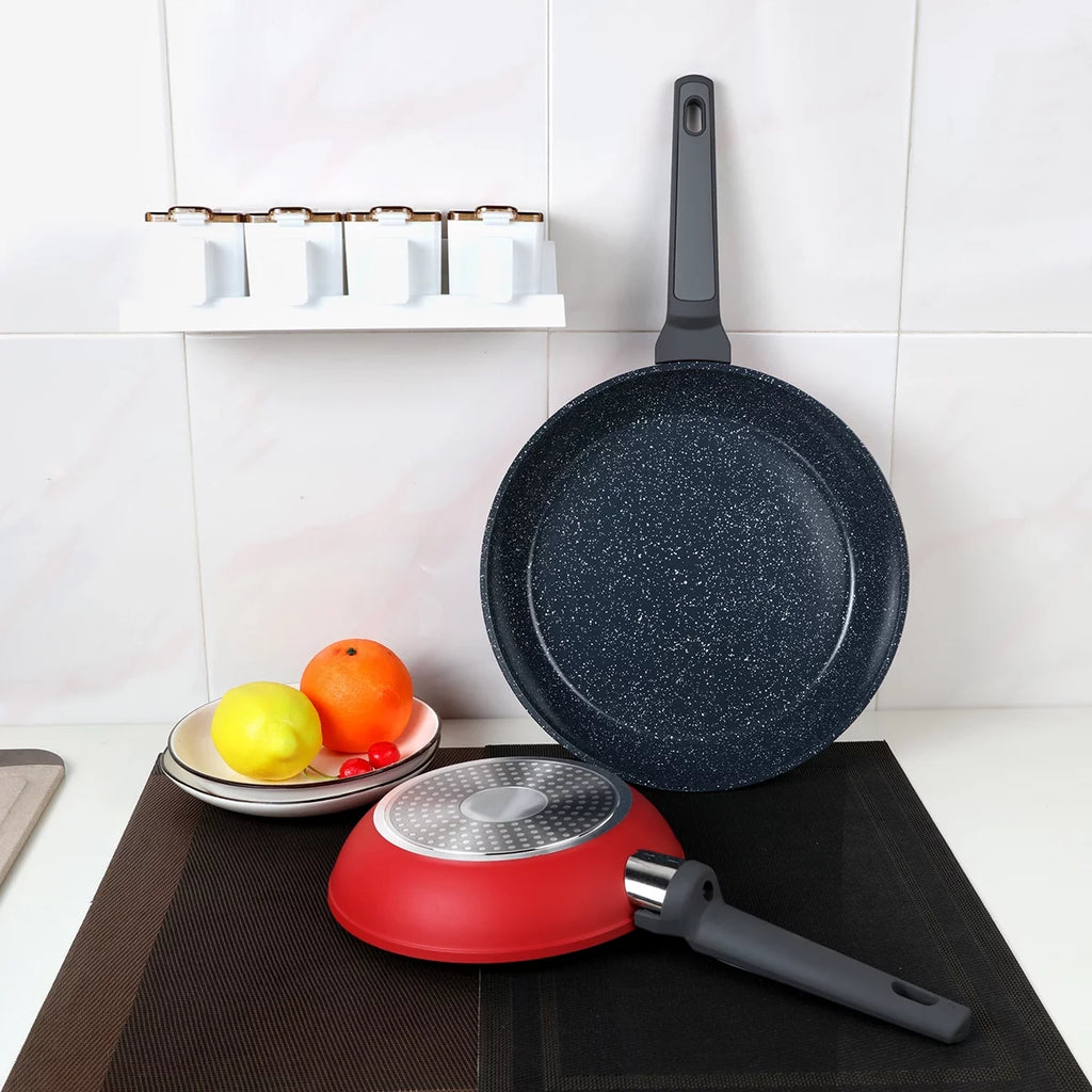 Red 9.5 Inch Non-Stick Frying Pans R695