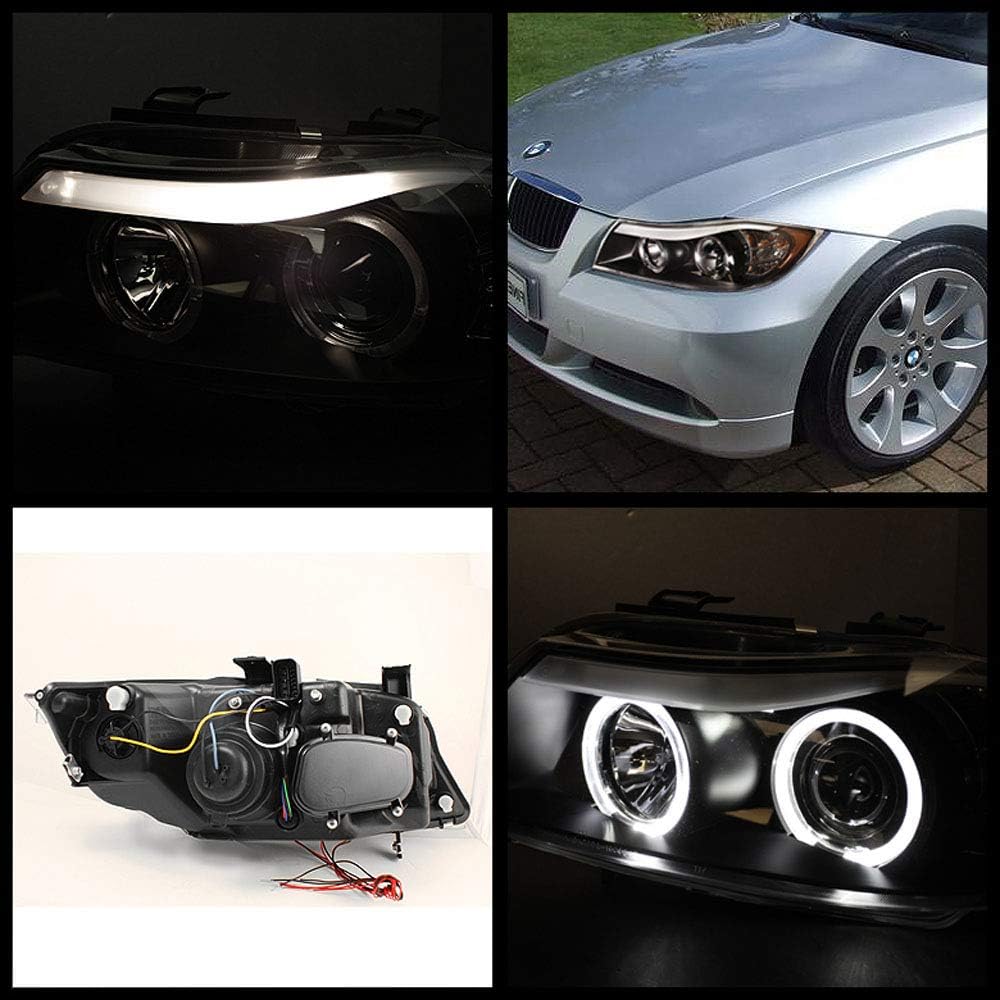 Black LED Projector Headlights Assembly F1237