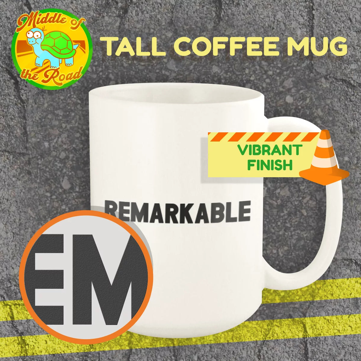 Ceramic 15oz White Mug L6184