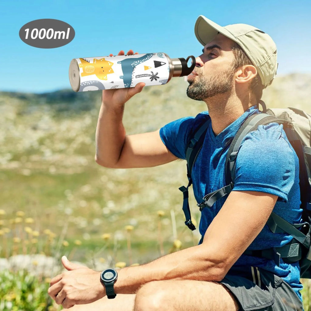 Stainless Steel Water Bottle with Straw Lid Vacuum Insulated 20 OZ P398