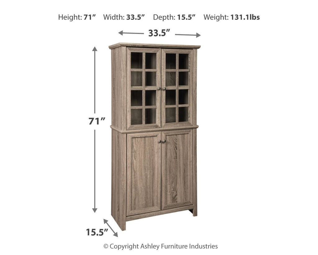 2-Door Glass Storage Cabinet S894600