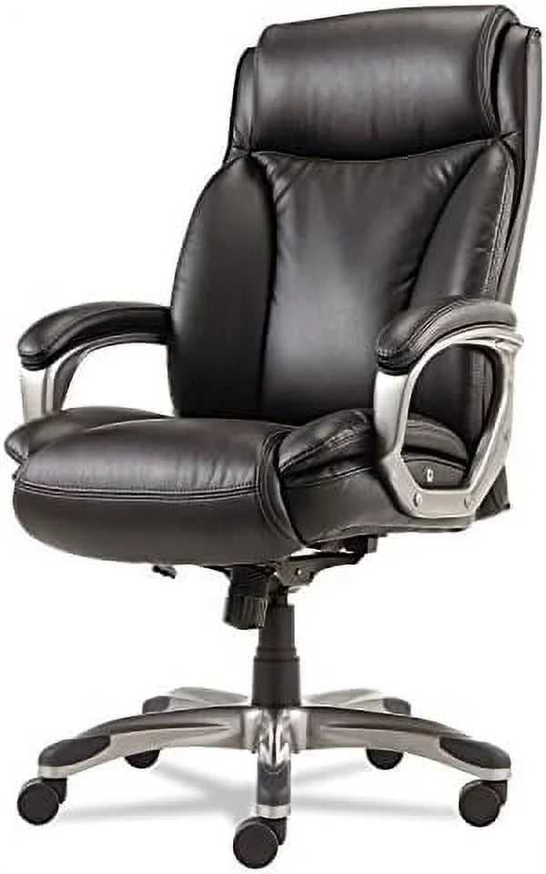 Black Leather Executive Highback Chair P6892