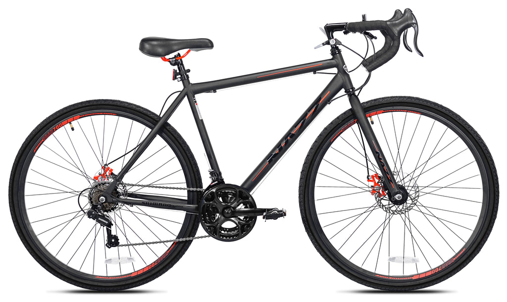 Black 700c Men's Gravel Road Bike A1134