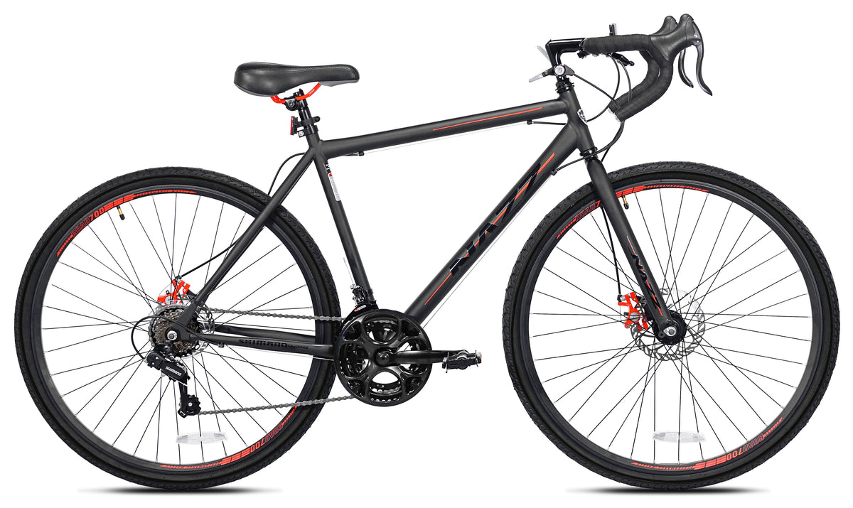 Black 700c Men's Gravel Road Bike A1134