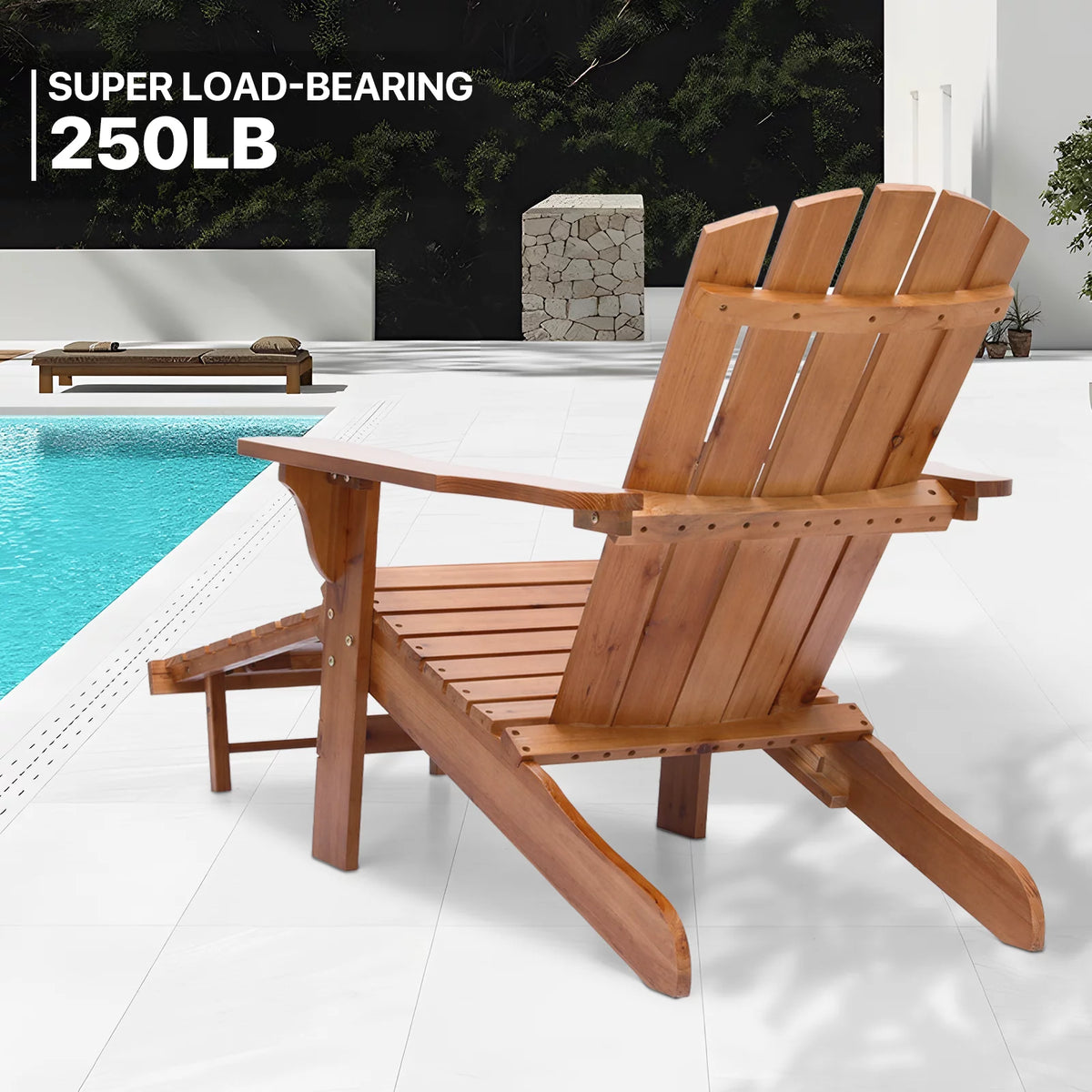 Set of 3 Adirondack Chairs with Side Table T53637