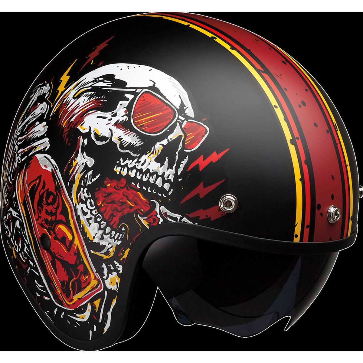 Black/Red Saturn Helmet Q16452