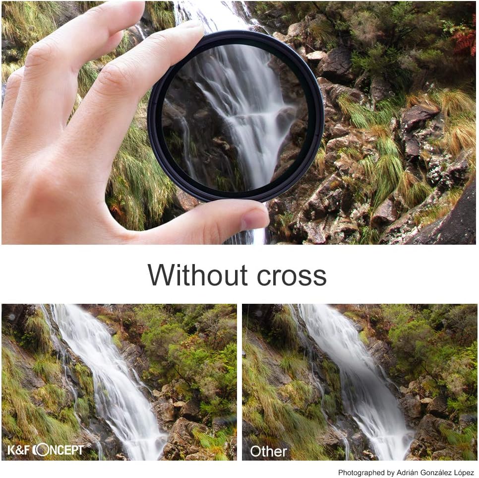 55mm Variable ND Filter ND2-ND32 Camera Lens Filter Pack of 2 N7681